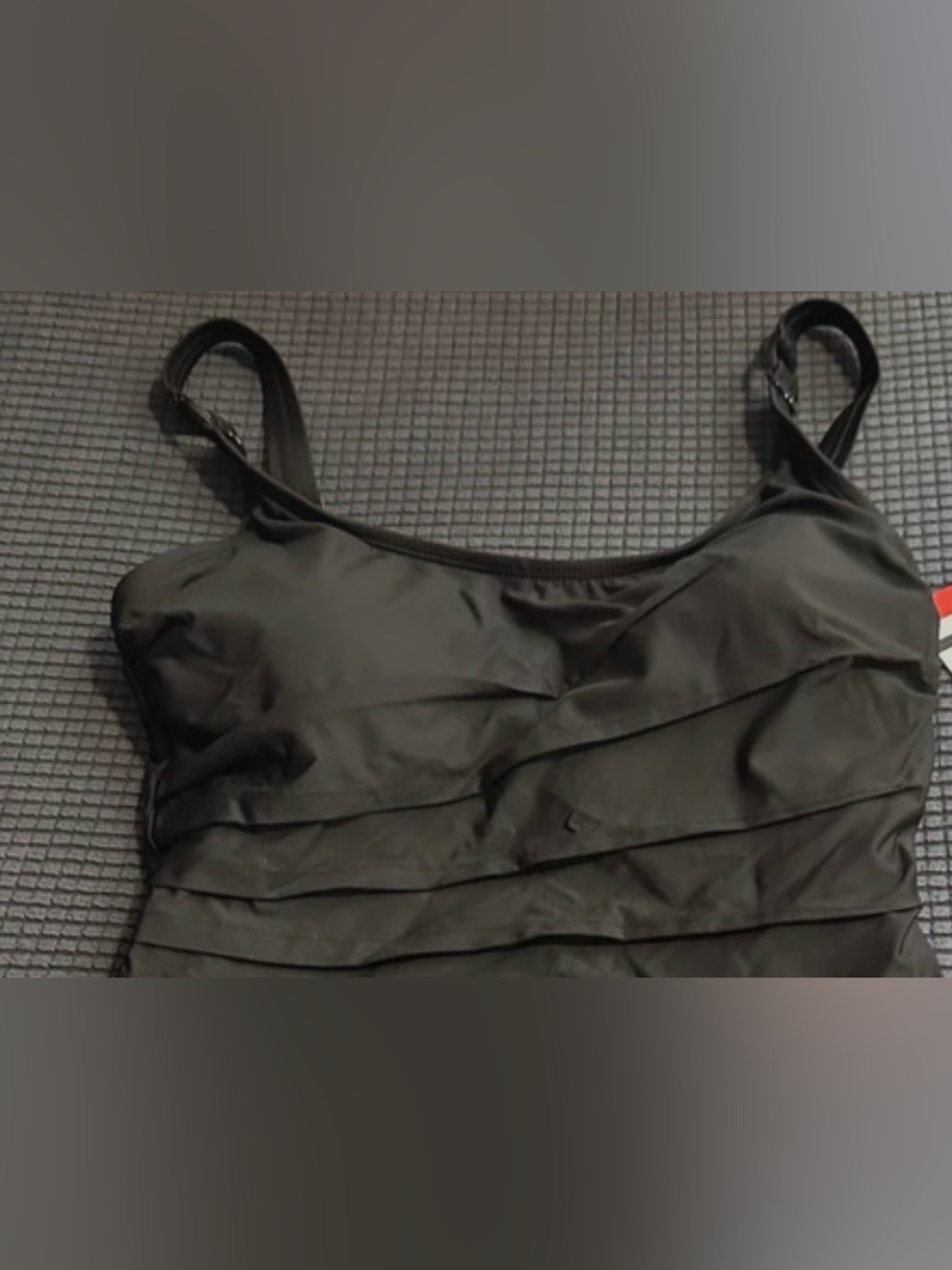 DKNY Women One Piece Swimwuit with Tummy Control Medium Black NWT - Picture 7 of 11